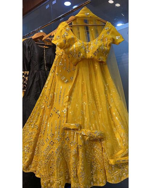 Designer Yellow Lehenga