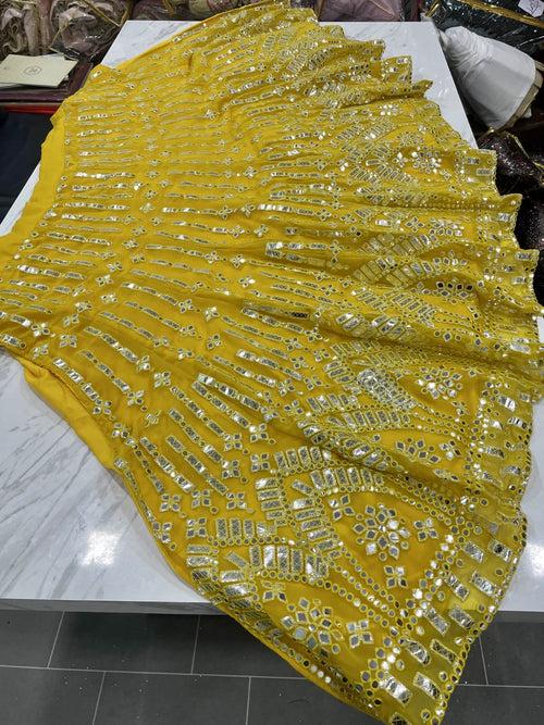 Designer Yellow Lehenga