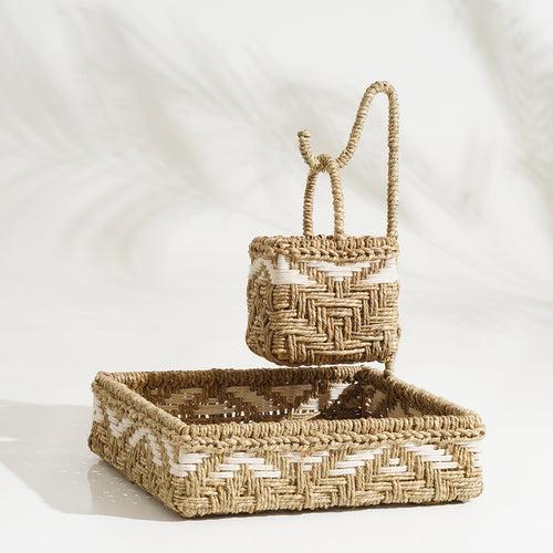 Double Decker Organizer Tray - Cotton & Moonj