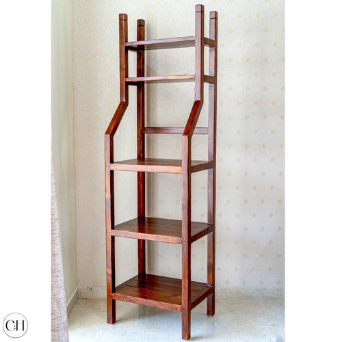 Zeenat - Tiered Wooden Etagere Open Shelf