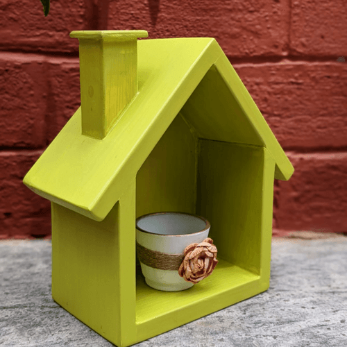 Adobe - Adorable House-shaped Wooden Decor