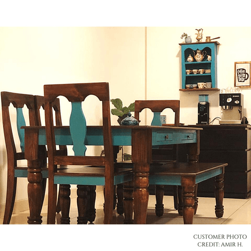 Afreen - 6-Seater Solid Wood Dining Set