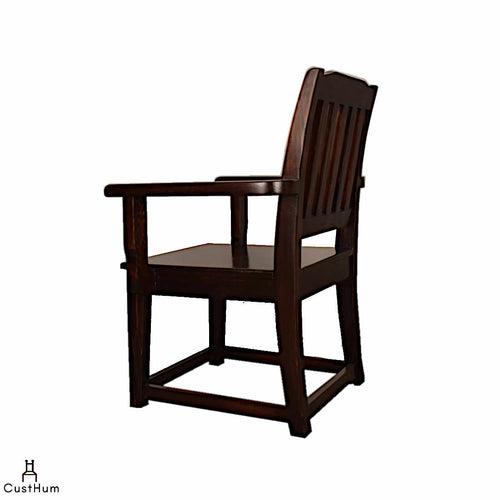 Cheshire - Solid Wood Arm Chair with Spacious Design