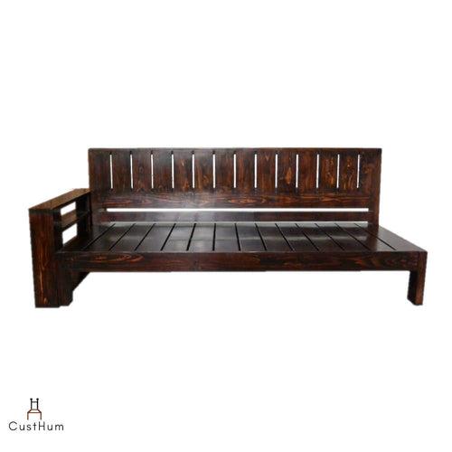 Augustus - 3-Seater Solid Wood Sofa