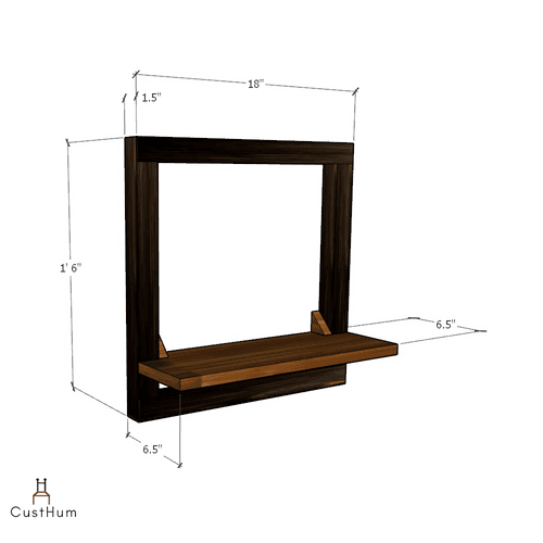 Dorian - Picture Frame Shelf