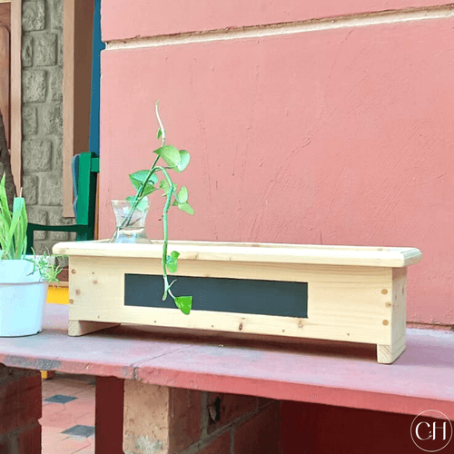 Elsie - Solid Pinewood Tabletop Herb Box and Planter