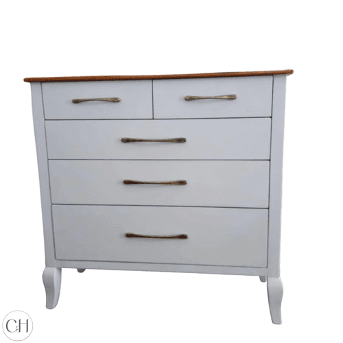 Eloisa - Queen Anne Style Chest of Drawers with Cabriole Legs