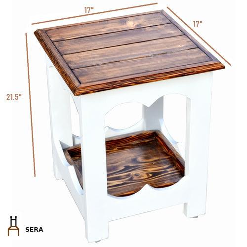 Sera - Side Table with Removable Tray