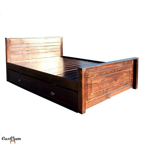 Lavender - Solid Wood Bed with Storage