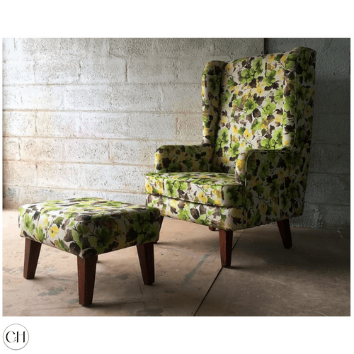 Mirkwood - Upholstered Solid Wood Wingback Chair