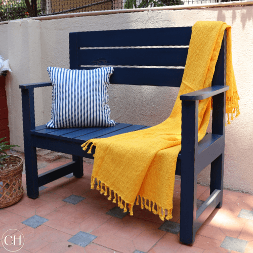 Rivendell - Rustic Outdoor Patio Bench