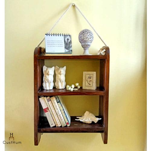 Roma - Rustic Farmhouse-style Rope Shelf