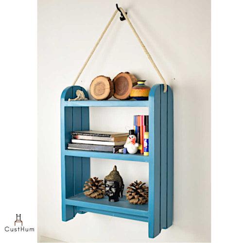 Roma - Rustic Farmhouse-style Rope Shelf