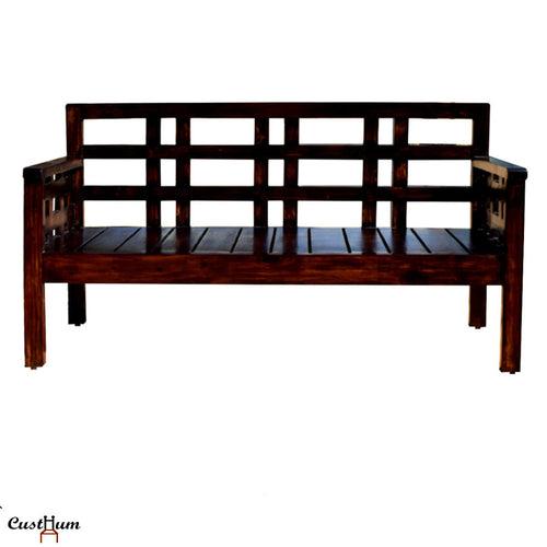 Caesar - 3-Seater Solid Wood Sofa Bench