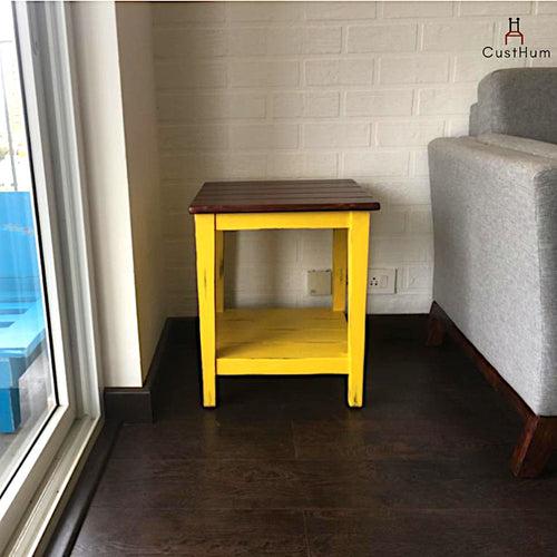 Vasanth - Solid Wood Side Table