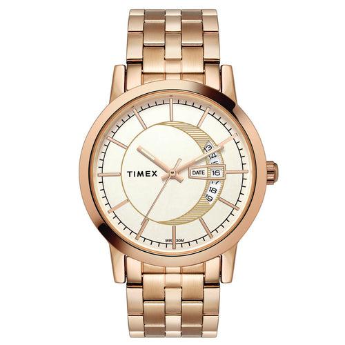 Timex Unisex Silver Round Dial Analog Pair Watches - TW00PR231