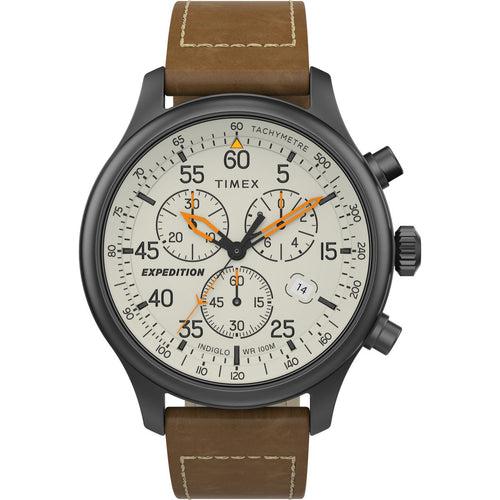 Timex Expedition Men Cream Round Analog Watch - TW2T73100AP