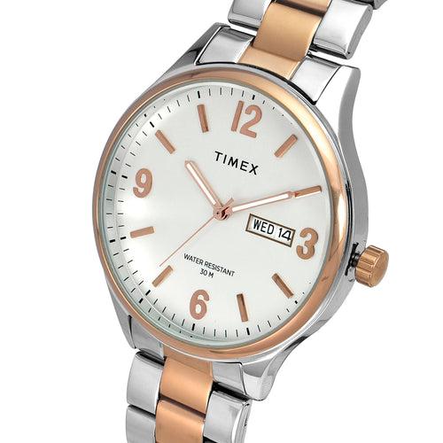 Timex Men Silver Round Dial Analog Watch - TWEG18423