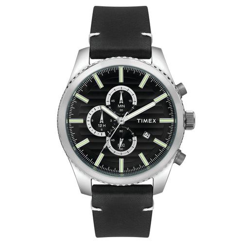 Timex Men Black Round Dial Analog Watch - TWEG19500