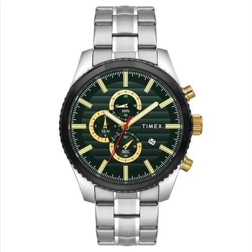 Timex Men Green Round Dial Analog Watch - TWEG19501