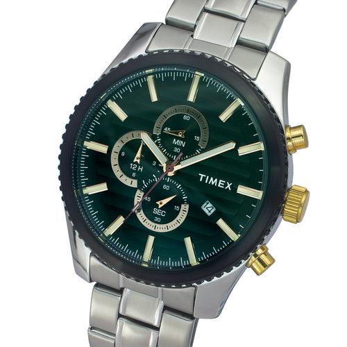 Timex Men Green Round Dial Analog Watch - TWEG19501