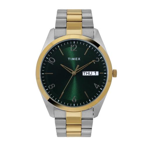 Timex Men Green Round Dial Analog Watch - TWTG10404