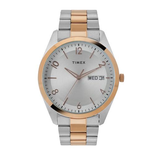 Timex Men Silver Round Dial Analog Watch - TWTG10405