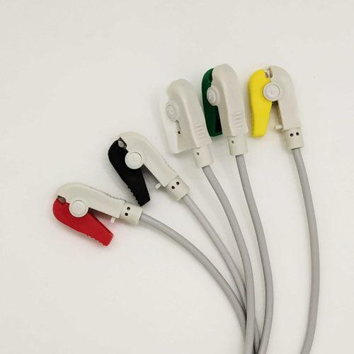 Schiller 5 Lead ECG Monitoring Cable(Clip) Compatible with  DG 400