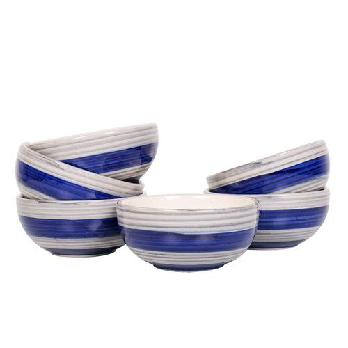 'Whirlpool Dishes' Studio Pottery Ceramic Dinner Set, Set of 18