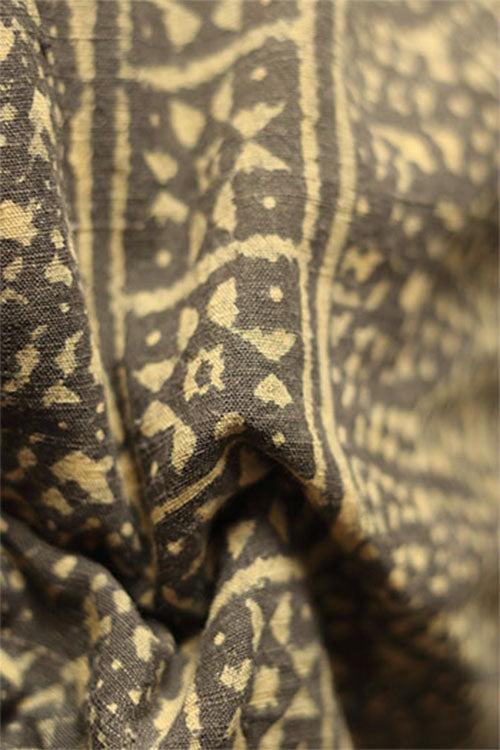 Natural Dye Block Print Cotton Fabric