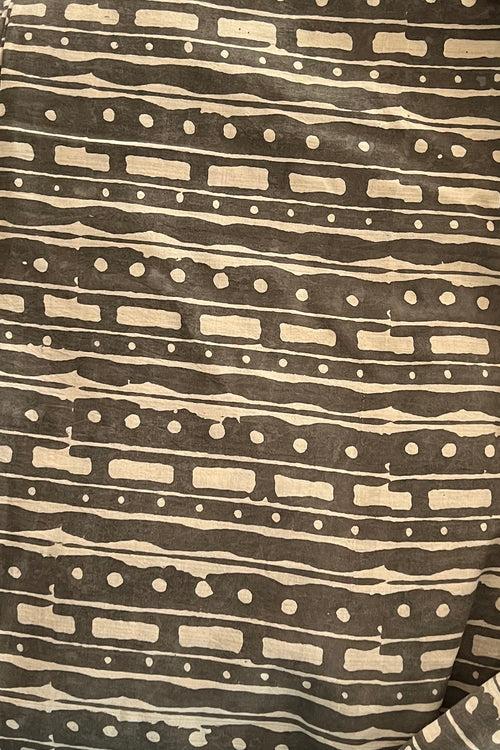 Natural Dye Block Print Cotton Fabric