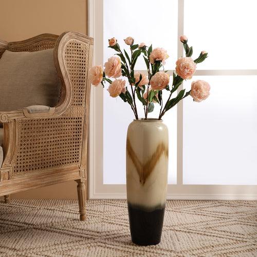 Blush Pink Rose Faux Flower Stick (Single)