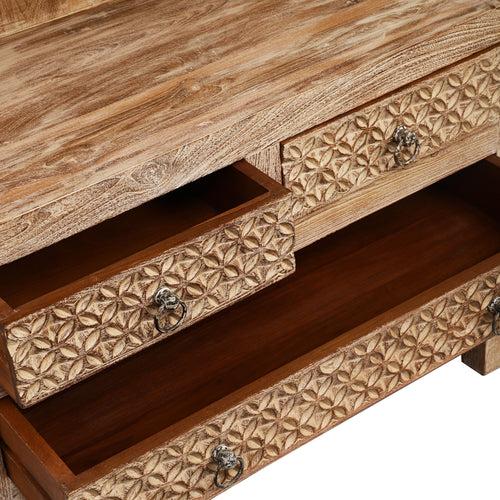 Teak Wooden Book Shelf