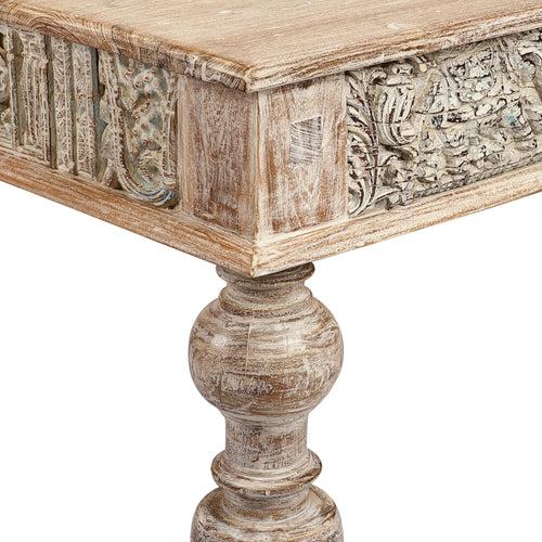 Carved Wood Coffee Table