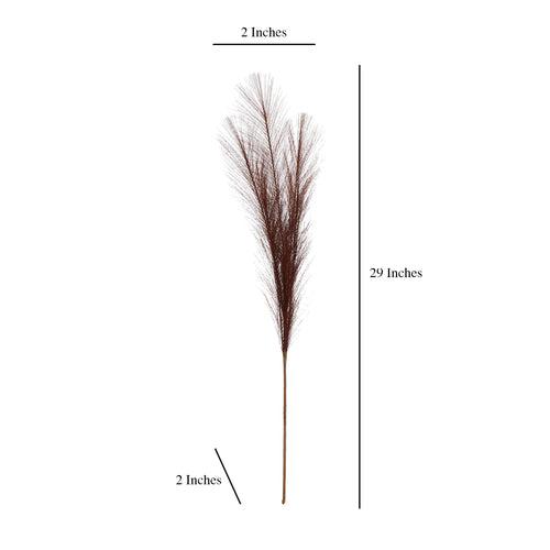 Brown Faux Pampas Grass (Set of 5)