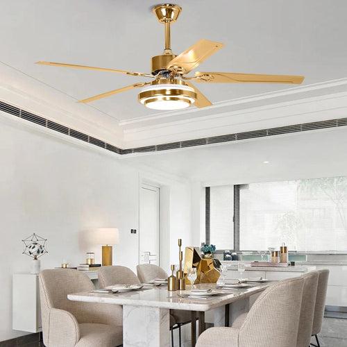 Golden Breeze Luxe Ceiling Fan