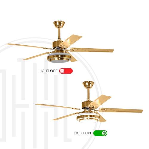 Golden Breeze Luxe Ceiling Fan