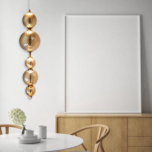 Imperial Scepter Glass Pendant Light