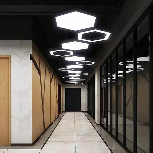 LED Hexagonal Hanging Profile Light