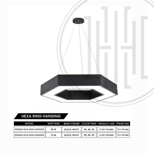 LED Hexagonal Hanging Profile Light