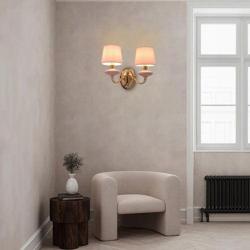 Rosy Glow Wall Light