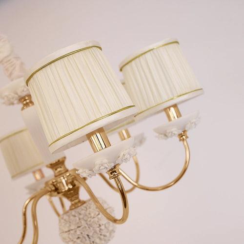 Ivory Blossom Chandelier