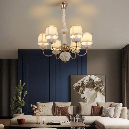 Ivory Blossom Chandelier