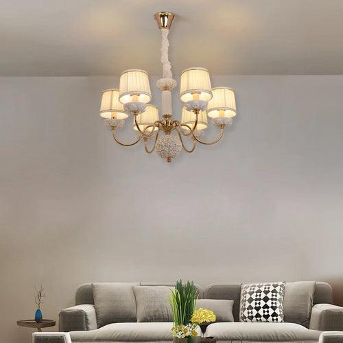 Ivory Blossom Chandelier