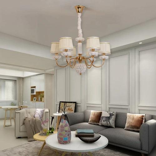 Ivory Blossom Chandelier