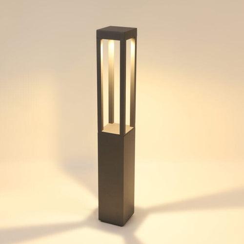 Quad Glare Modern Bollard Garden Light