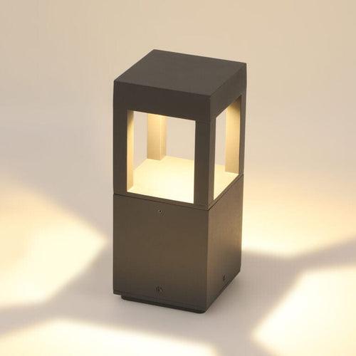 Quad Glare Modern Bollard Garden Light