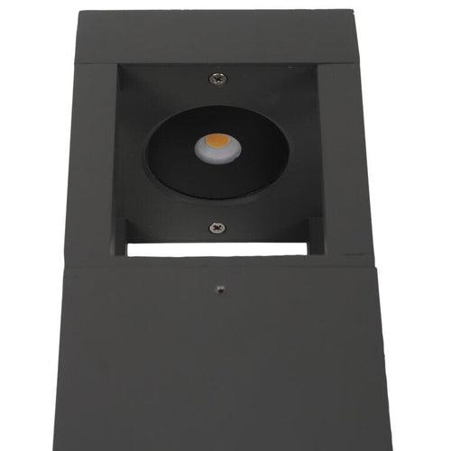 Quad Glare Modern Bollard Garden Light