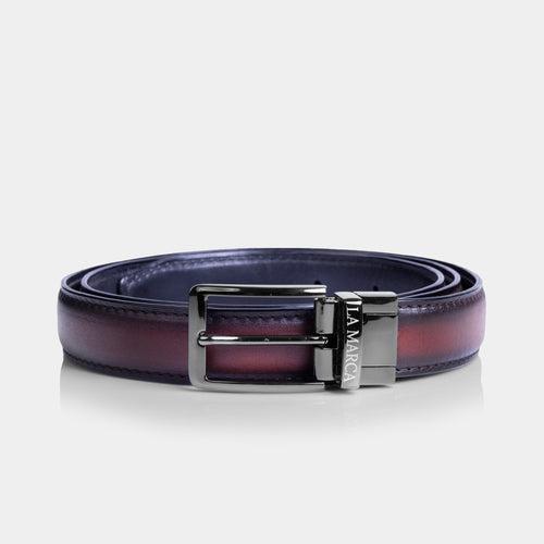 Beverly Reversible Two Tone Belt (Cognac / Navy)