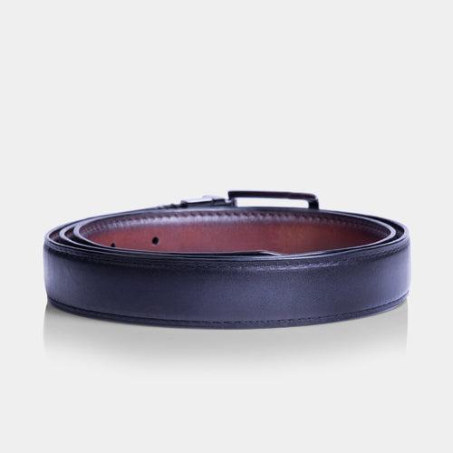 Beverly Reversible Two Tone Belt (Cognac / Navy)